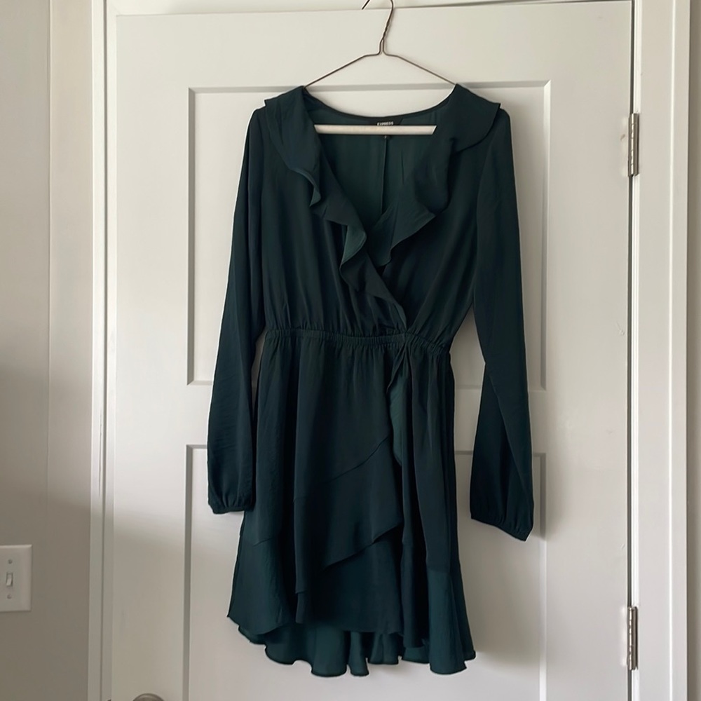 Emerald Cocktail Dress - EXPRESS S